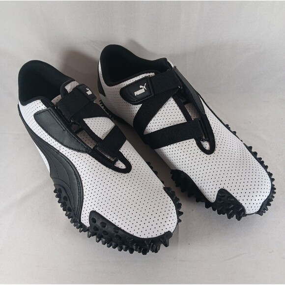 PUMA Mostro Perforated Leather Sneakers Men’s 9 White Black (397331-01) Athletic main image 9